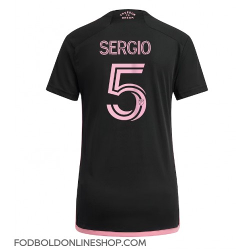 Inter Miami Sergio Busquets #5 Udebanetrøje Dame 2023-24 Kortærmet